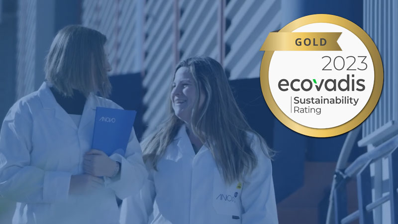 ANOVO recibe la medalla de oro en la certificación de EcoVadis