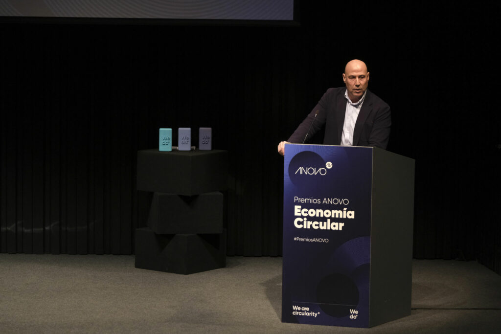 Nuestro CEO, José García Martínez, habla en los Premios ANOVO a la Economía Circular